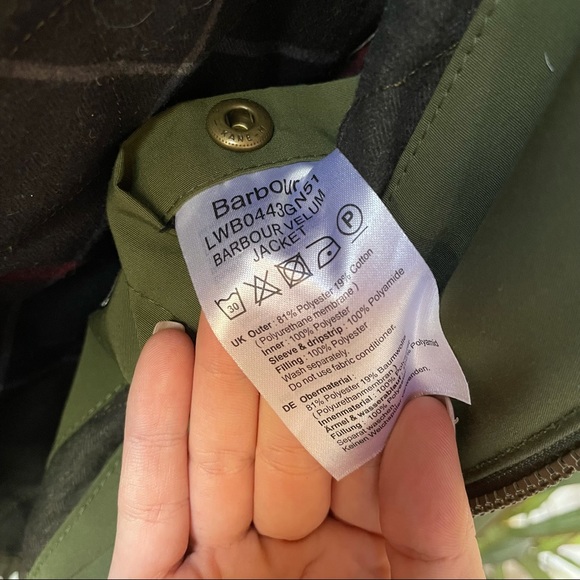 Barbour Velum Hooded Waterproof Jacket 
